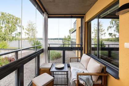 Balkong eller utsiktsbild