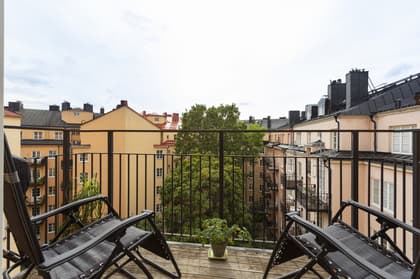 Balkong eller utsiktsbild