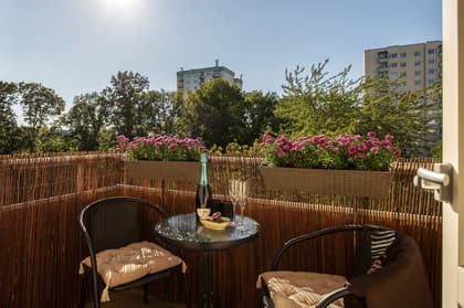 Balkong eller utsiktsbild