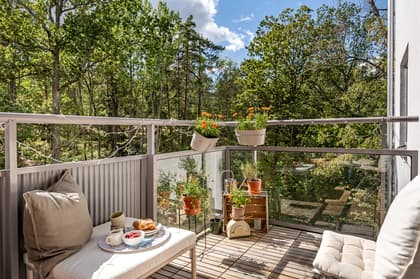 Balkong eller utsiktsbild