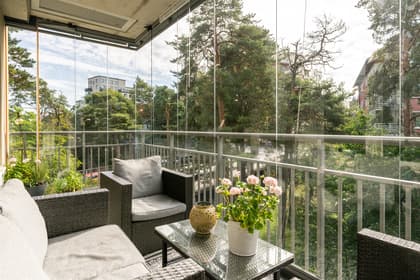 Balkong eller utsiktsbild