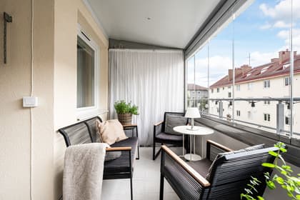 Balkong eller utsiktsbild