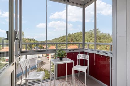 Balkong eller utsiktsbild