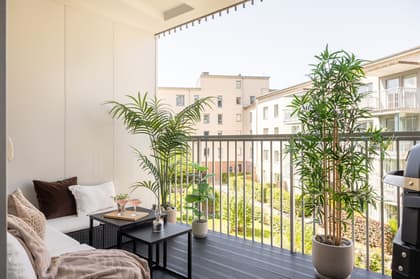 Balkong eller utsiktsbild