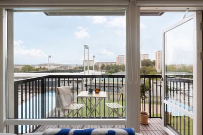 Balkong eller utsiktsbild