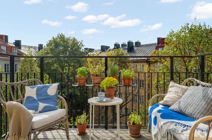 Balkong eller utsiktsbild