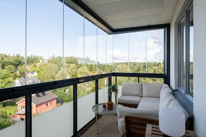 Balkong eller utsiktsbild