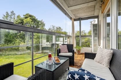 Balkong eller utsiktsbild