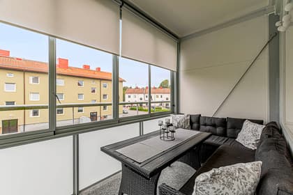 Balkong eller utsiktsbild