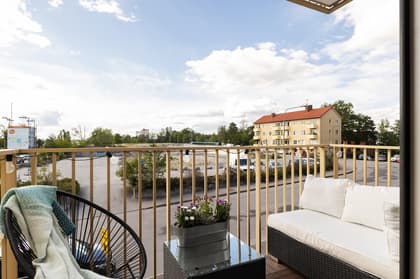 Balkong eller utsiktsbild