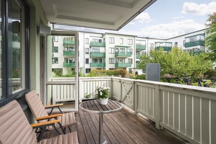 Balkong eller utsiktsbild