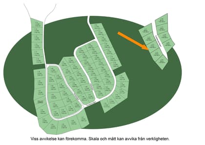 Illustrerad karta över fastigheten eller området