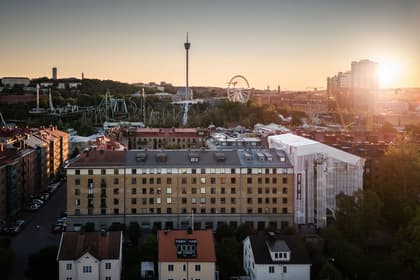 Balkong eller utsiktsbild