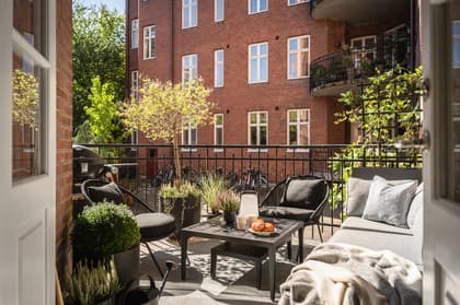 Balkong eller utsiktsbild