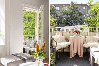 Balkong eller utsiktsbild