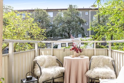 Balkong eller utsiktsbild