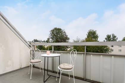 Balkong eller utsiktsbild