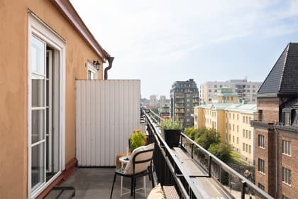 Balkong eller utsiktsbild