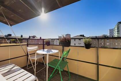 Balkong eller utsiktsbild