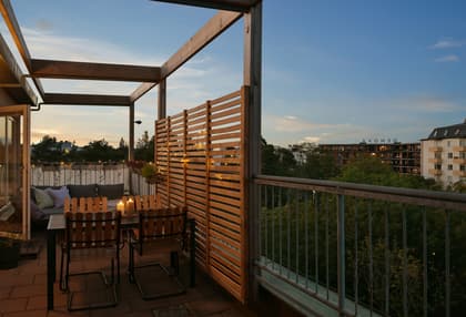 Balkong eller utsiktsbild