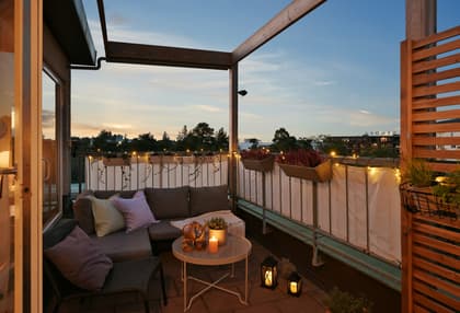 Balkong eller utsiktsbild