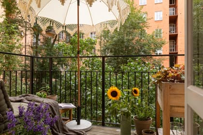 Balkong eller utsiktsbild