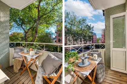 Balkong eller utsiktsbild