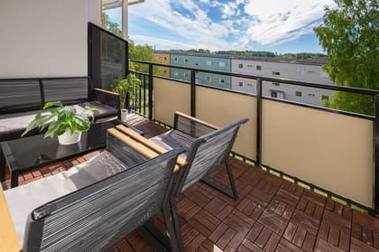 Balkong eller utsiktsbild