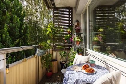 Balkong eller utsiktsbild