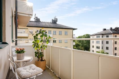 Balkong eller utsiktsbild