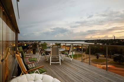 Balkong eller utsiktsbild