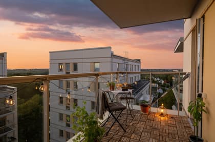 Balkong eller utsiktsbild