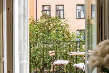 Balkong eller utsiktsbild