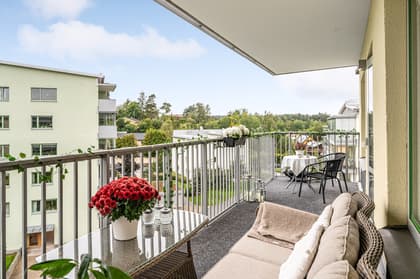 Balkong eller utsiktsbild