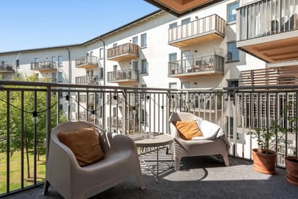 Balkong eller utsiktsbild