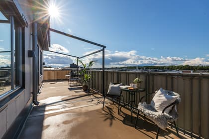 Balkong eller utsiktsbild