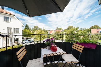 Balkong eller utsiktsbild