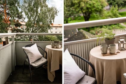 Balkong eller utsiktsbild