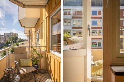 Balkong eller utsiktsbild