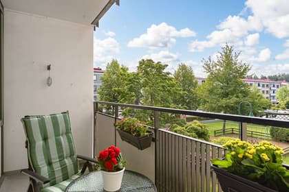 Balkong eller utsiktsbild