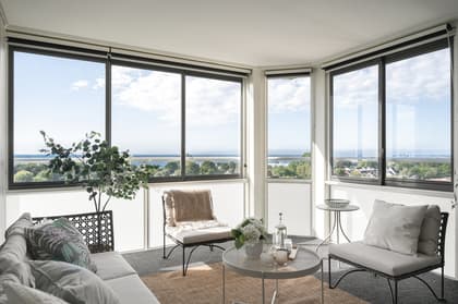 Balkong eller utsiktsbild