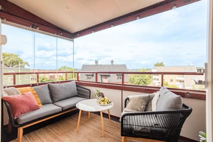 Balkong eller utsiktsbild