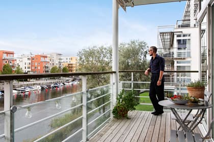 Balkong eller utsiktsbild