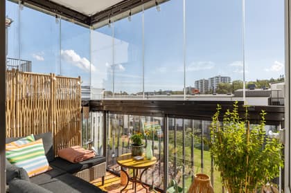 Balkong eller utsiktsbild