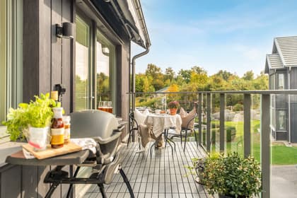 Balkong eller utsiktsbild