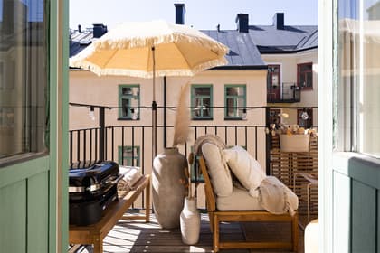 Balkong eller utsiktsbild