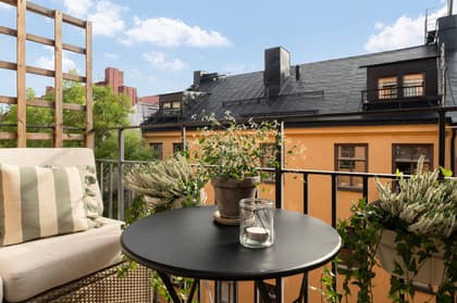 Balkong eller utsiktsbild