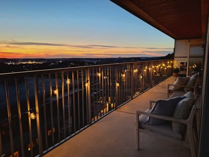 Balkong eller utsiktsbild