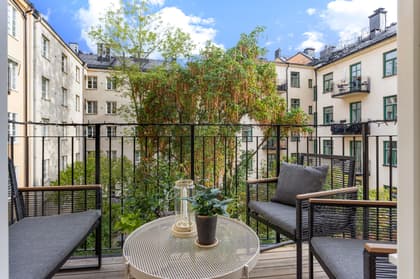 Balkong eller utsiktsbild