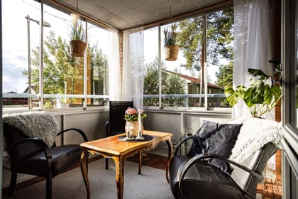 Balkong eller utsiktsbild